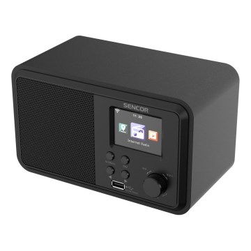 Sencor - Rádio com Internet 4W/5V Wi-Fi + comando