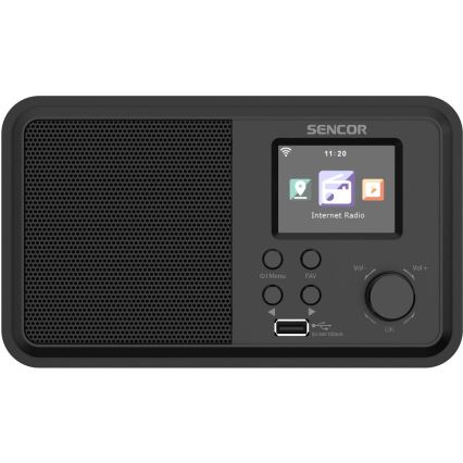 Sencor - Rádio com Internet 4W/5V Wi-Fi + comando