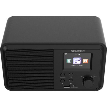 Sencor - Rádio com Internet 4W/5V Wi-Fi + comando
