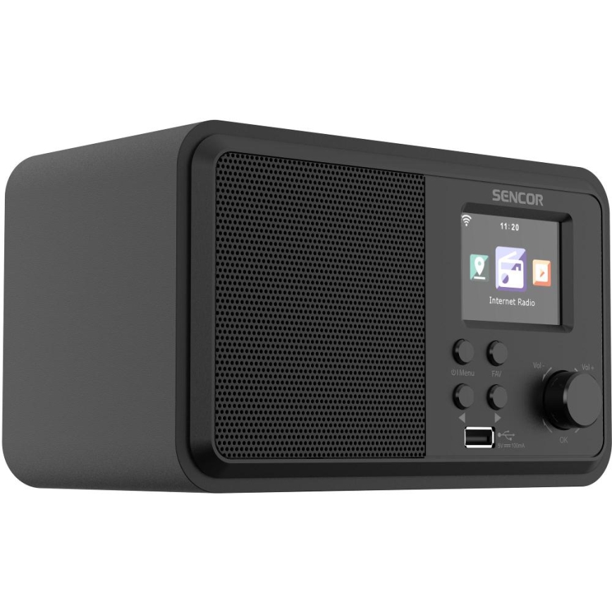 Sencor - Rádio com Internet 4W/5V Wi-Fi + comando