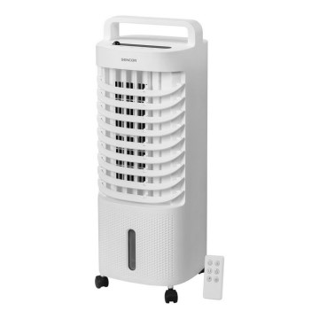 Sencor - Refrigerador de ar móvel com visor LED 3 em 1 45W/230V branco + controlo remoto