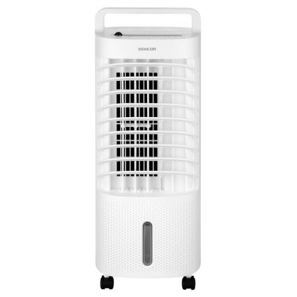 Sencor - Refrigerador de ar móvel com visor LED 3 em 1 45W/230V branco + controlo remoto