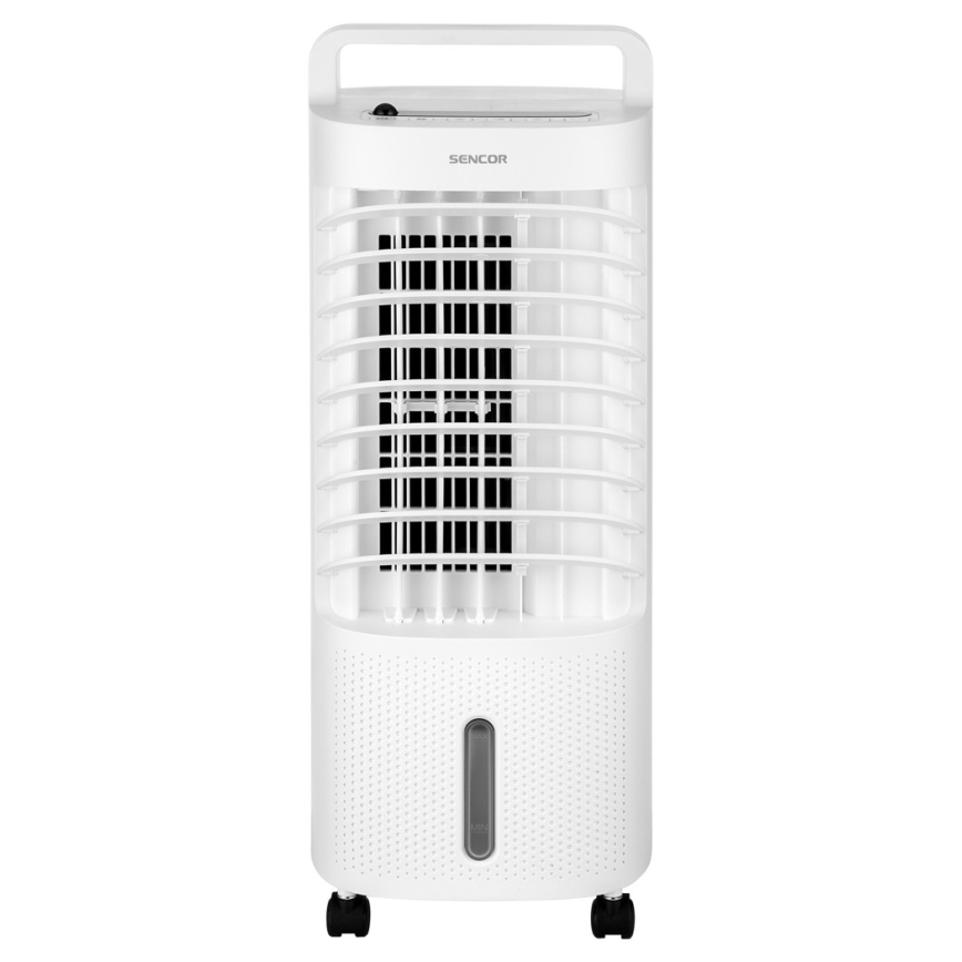 Sencor - Refrigerador de ar móvel com visor LED 3 em 1 45W/230V branco + controlo remoto