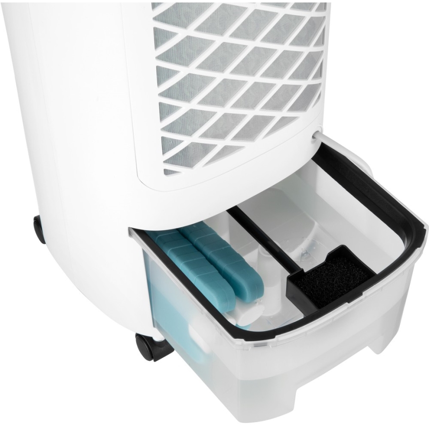 Sencor - Refrigerador de ar móvel com visor LED 3 em 1 45W/230V branco + controlo remoto