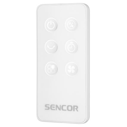 Sencor - Refrigerador de ar móvel com visor LED 3 em 1 45W/230V branco + controlo remoto