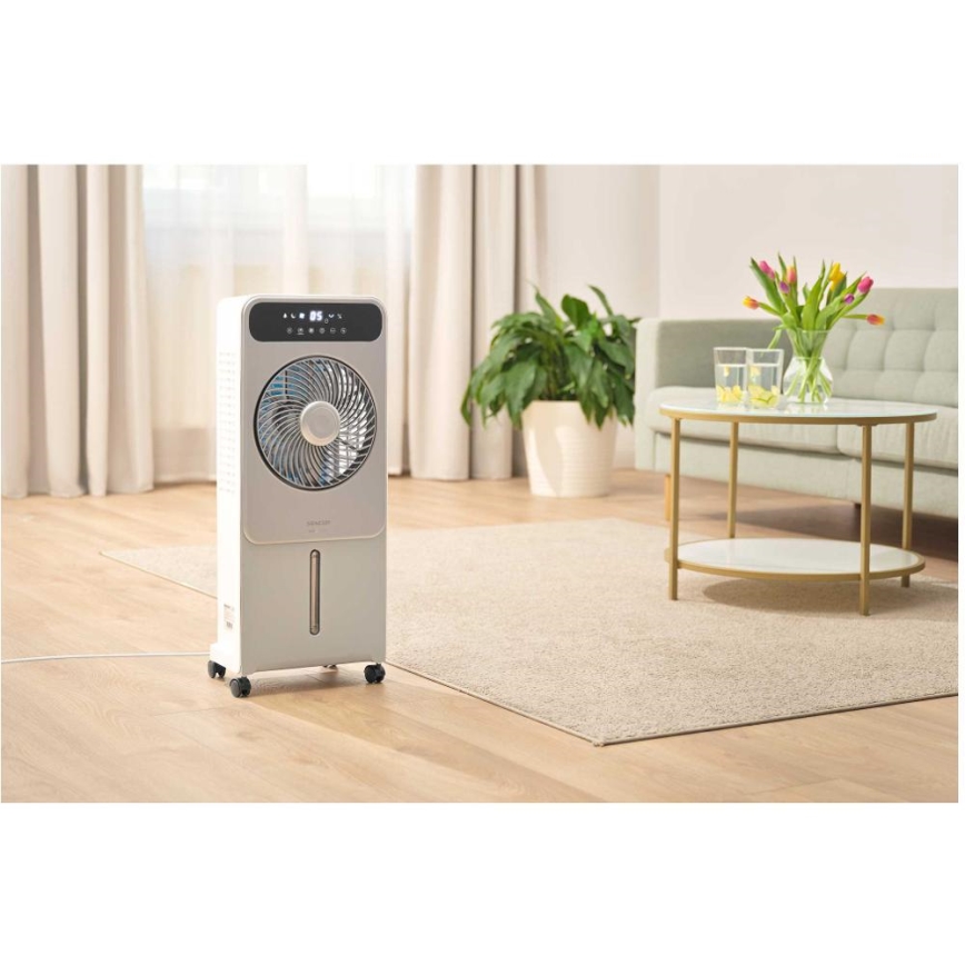 Sencor - Refrigerador de ar portátil 28W/230V cinzento + comando
