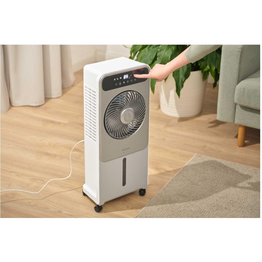 Sencor - Refrigerador de ar portátil 28W/230V cinzento + comando