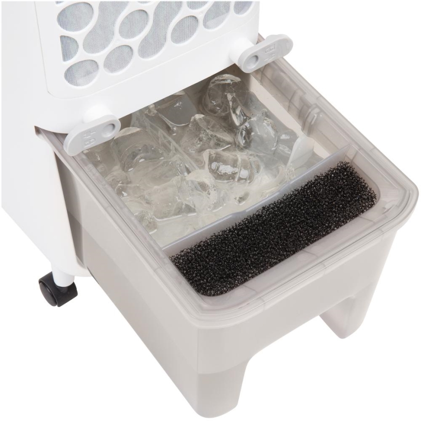 Sencor - Refrigerador de ar portátil com ecrã LED 3em1 70W/230V branco + comando