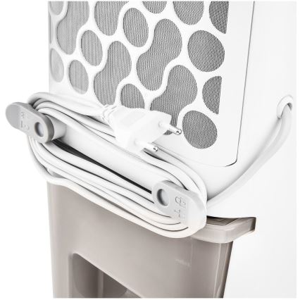 Sencor - Refrigerador de ar portátil com ecrã LED 3em1 70W/230V branco + comando