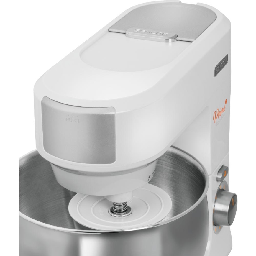 Sencor - Robô de cozinha com taça em aço inoxidável 1000W/230V branco