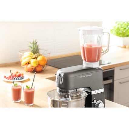 Sencor - Robô de cozinha com taça em aço inoxidável 1000W/230V cinzento