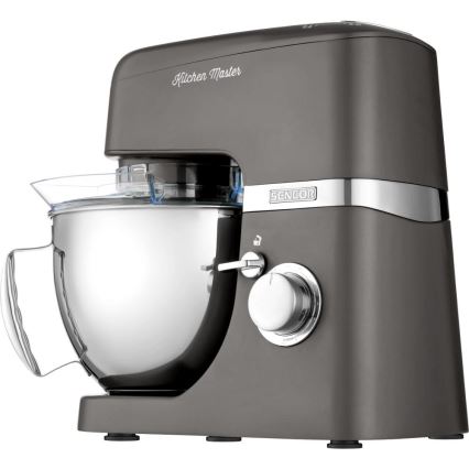 Sencor - Robô de cozinha com taça em aço inoxidável 1000W/230V cinzento