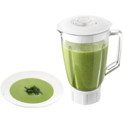 Sencor - Robô de cozinha com taça em aço inoxidável 1000W/230V cinzento