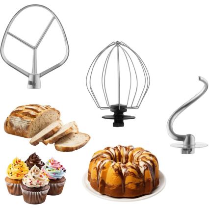 Sencor - Robô de cozinha com taça em aço inoxidável 1300W/230V branco