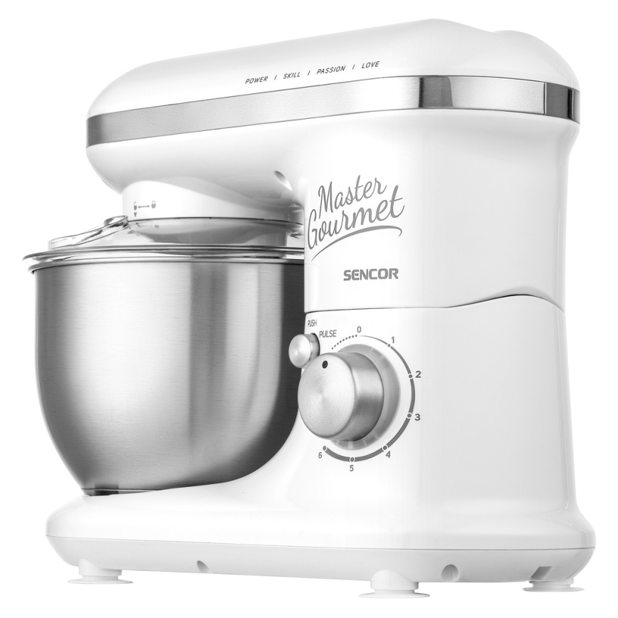 Sencor - Robô de cozinha com tigela em aço inoxidável 600W/230V