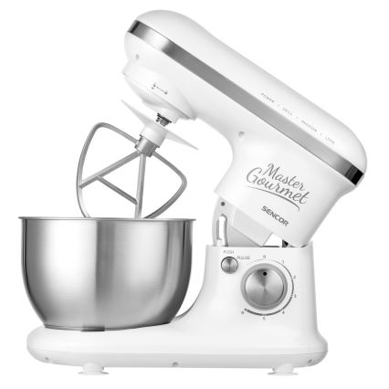 Sencor - Robô de cozinha com tigela em aço inoxidável 600W/230V