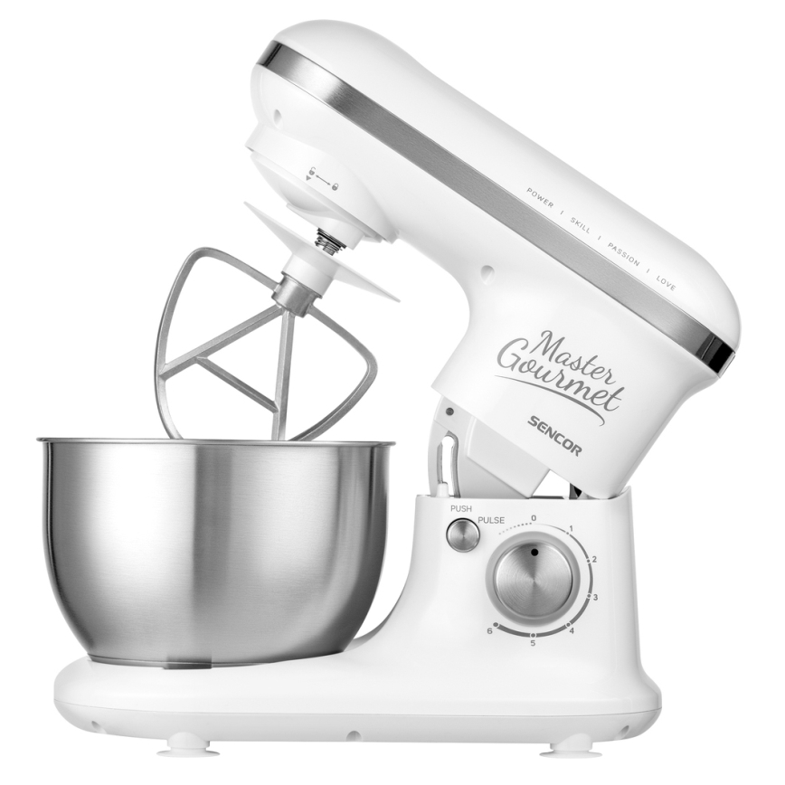 Sencor - Robô de cozinha com tigela em aço inoxidável 600W/230V