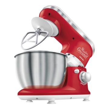 Sencor - Robô de cozinha com uma taça de aço inoxidável 600W/230V vermelho
