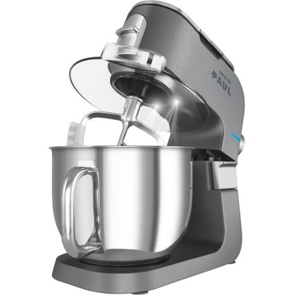 Sencor - Robô de cozinha multifuncional com taça em aço inoxidável 1500W/230V cromado mate