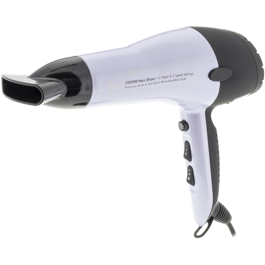 Sencor - Secador 2000W/230V branco/preto