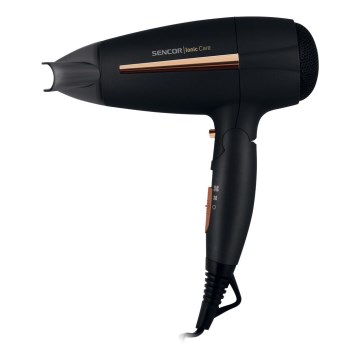 Sencor - Secador 2000W/230V preto/dourado