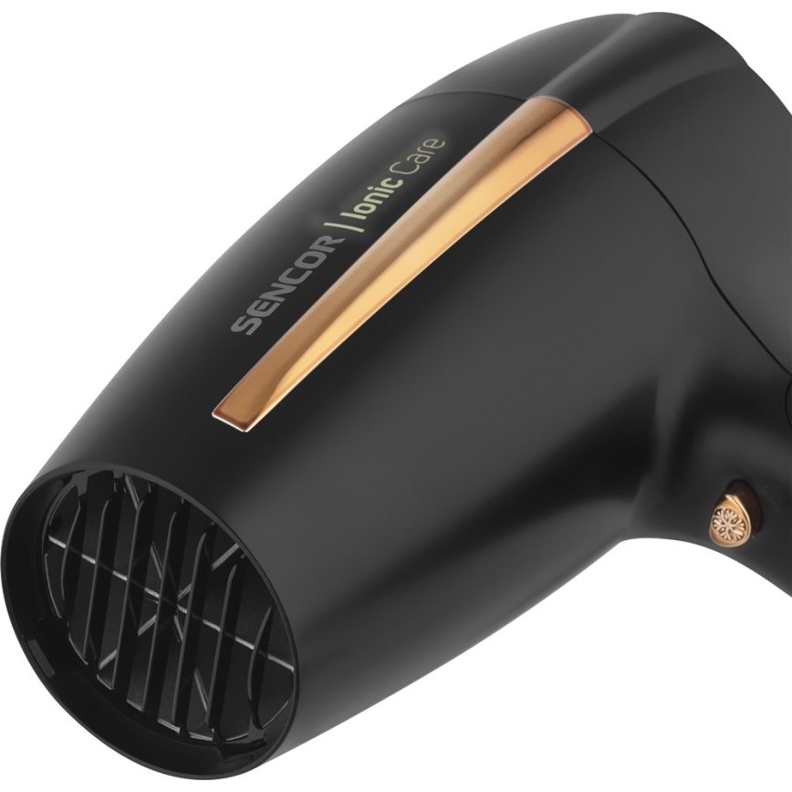 Sencor - Secador 2000W/230V preto/dourado