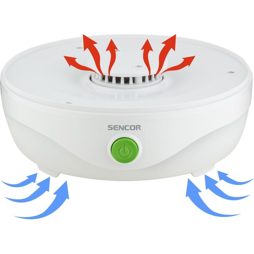 Sencor - Secador de alimentos com termoregulação 250W/230V