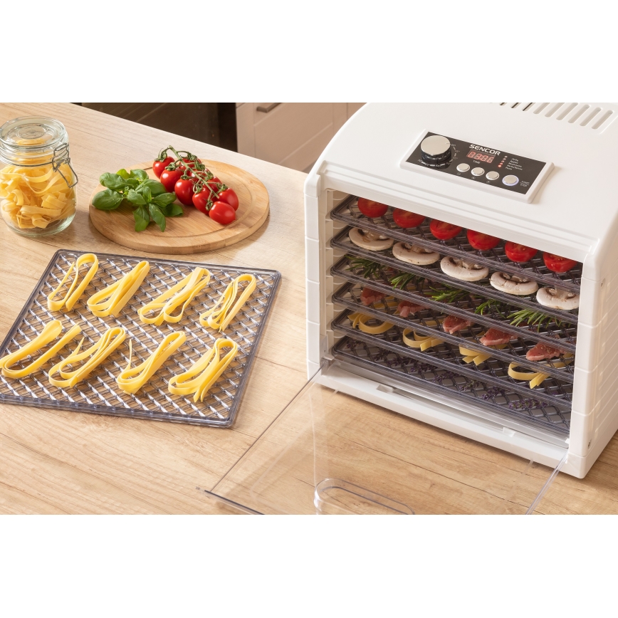 Sencor - Secador para alimentos 500W/230V branco