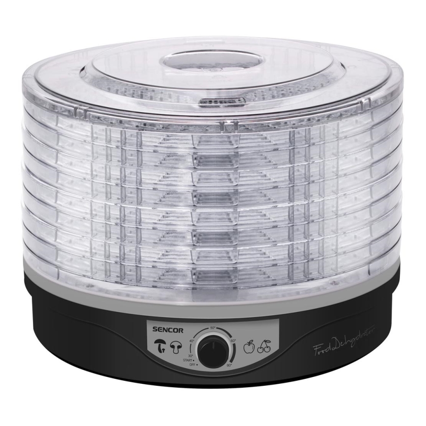 Sencor - Secador para alimentos com termoregulação 250W/230V
