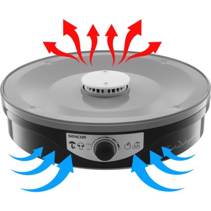 Sencor - Secador para alimentos com termoregulação 250W/230V