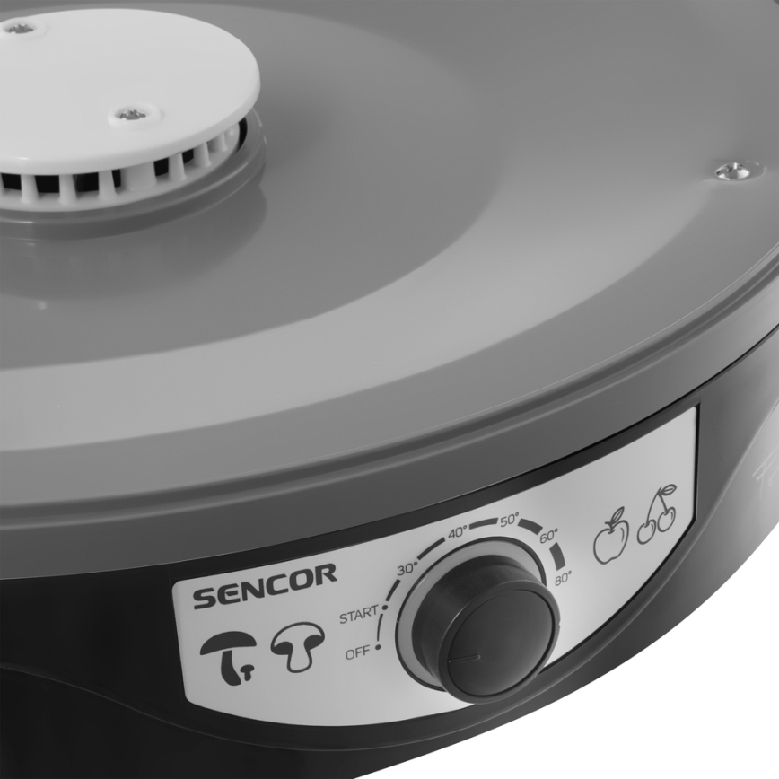 Sencor - Secador para alimentos com termoregulação 250W/230V