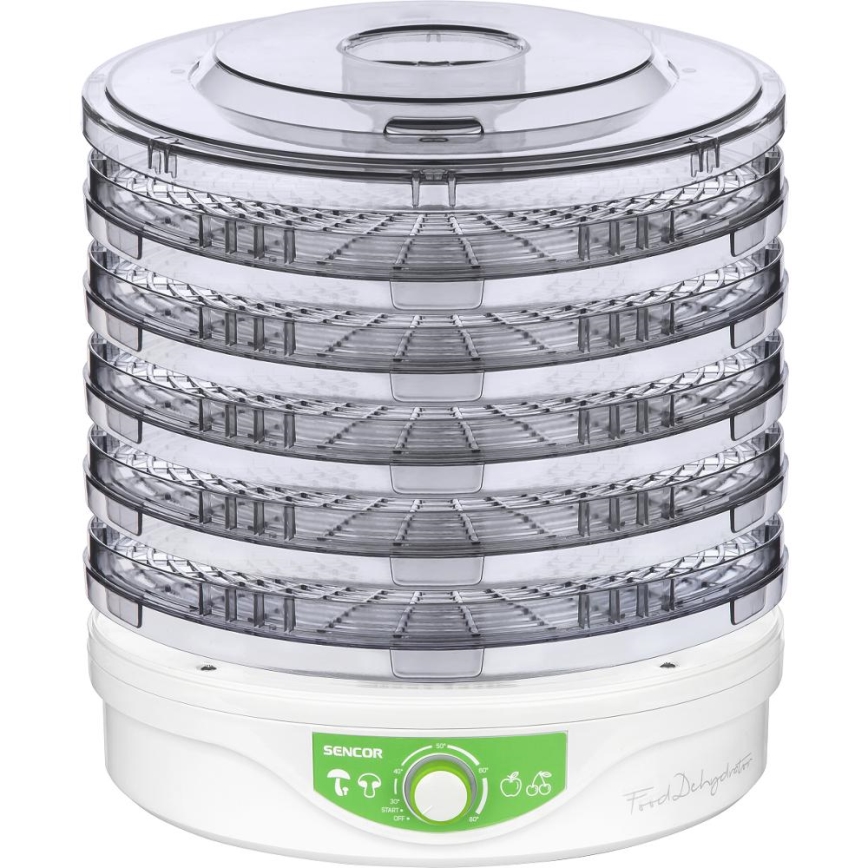 Sencor - Secador para alimentos com termoregulação 250W/230V