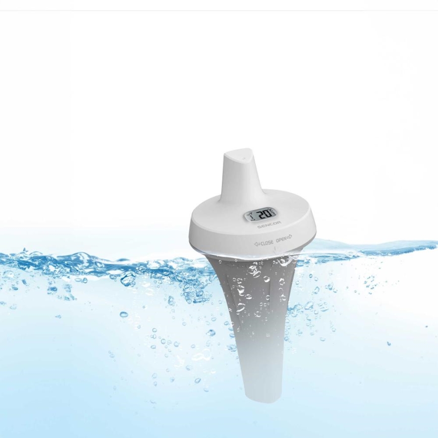 Sencor - Sensor de flutuador de piscina sem fios 2xAA IPX7