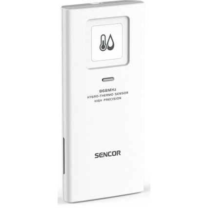Sencor - Sensor exterior para estações meteorológicas, alimentado por 2x AA