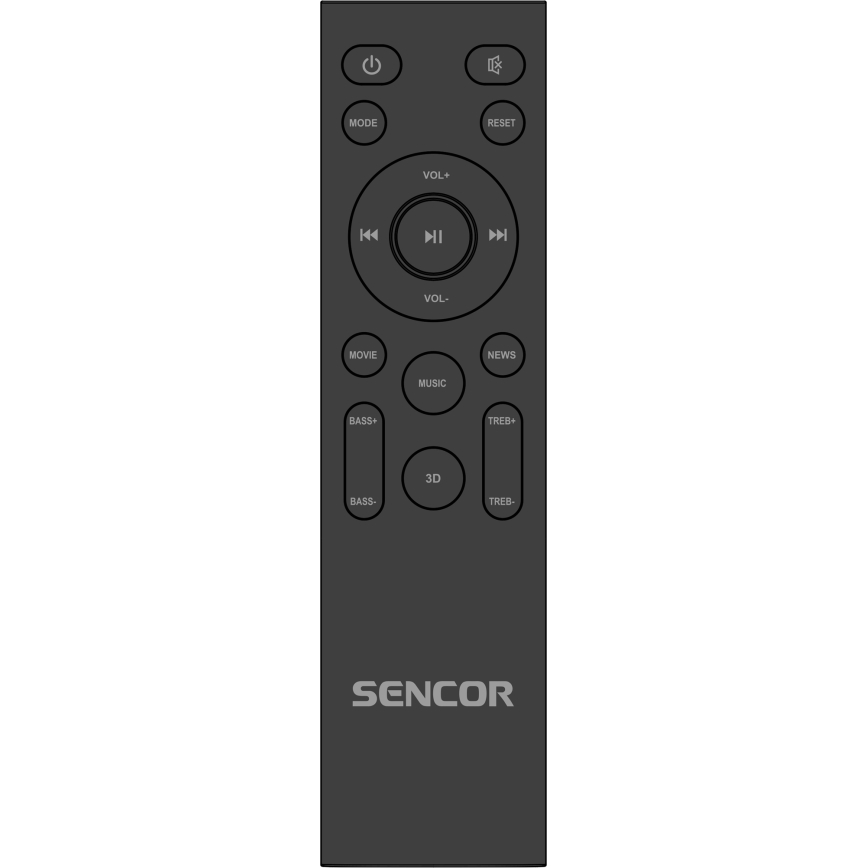Sencor - Soundbar 200W/230V + controlo remoto