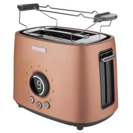 Sencor - Torradeira com dois furos e aquecimento de cobre 1000W/230V