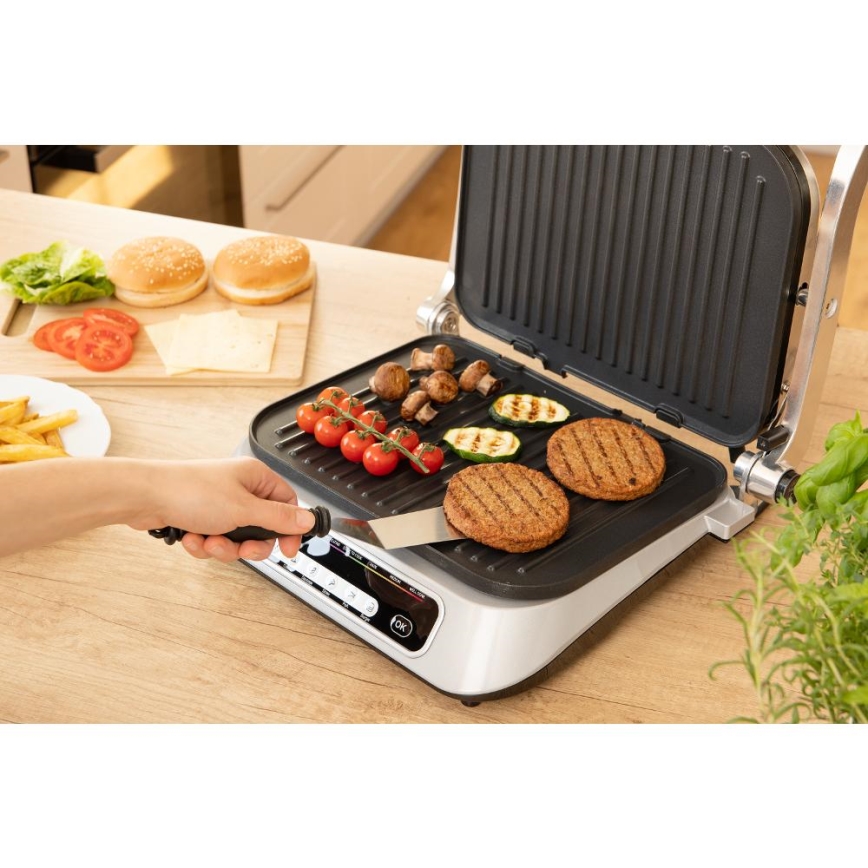 Sencor - Tostadeira 2100W/230V cromado mate