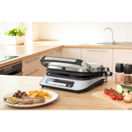 Sencor - Tostadeira 2100W/230V cromado mate