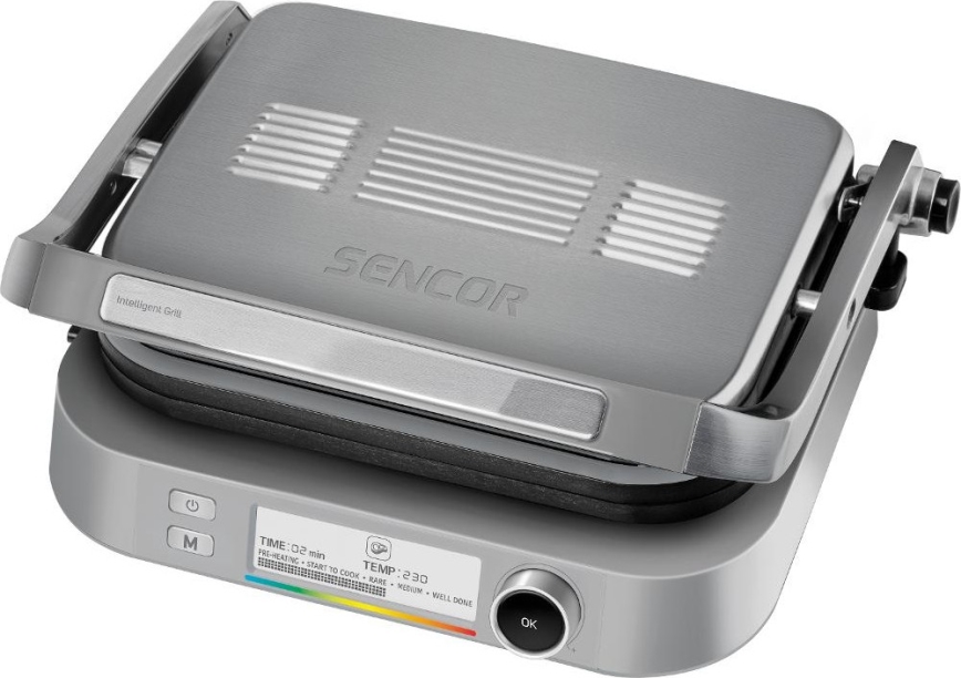 Sencor - Tostadeira 2100W/230V cromado mate