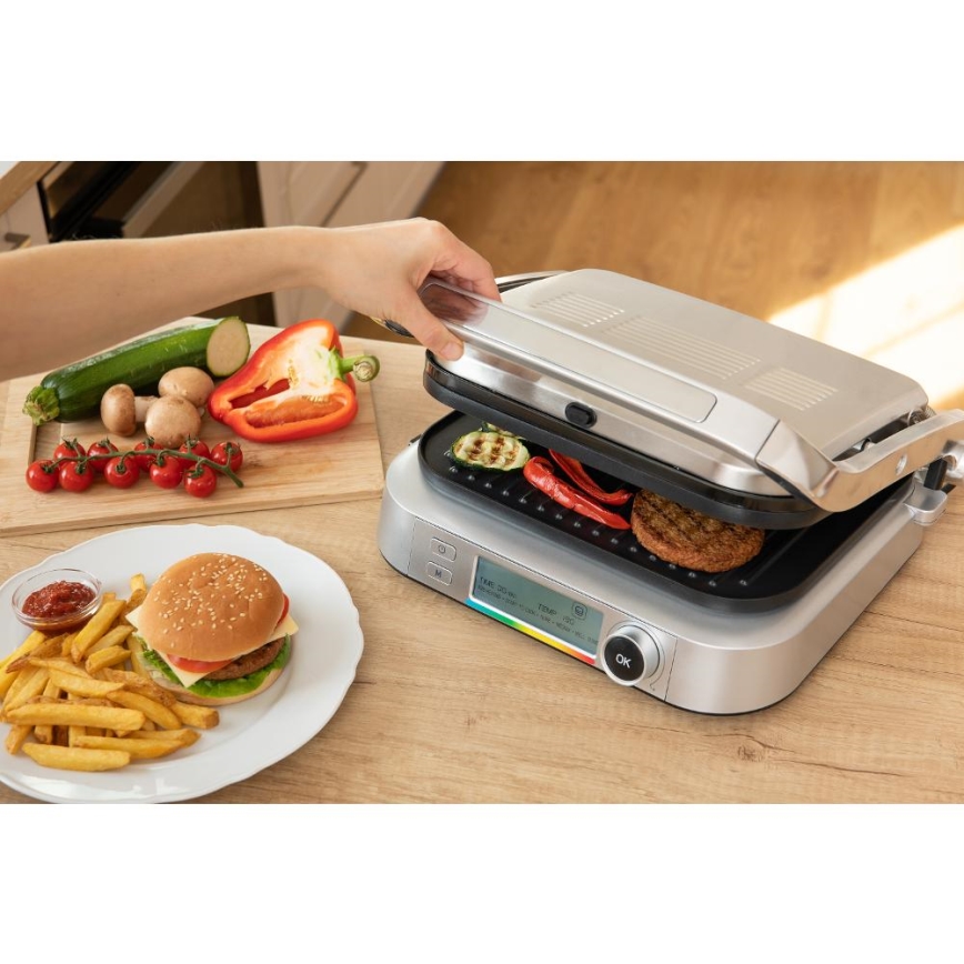 Sencor - Tostadeira 2100W/230V cromado mate