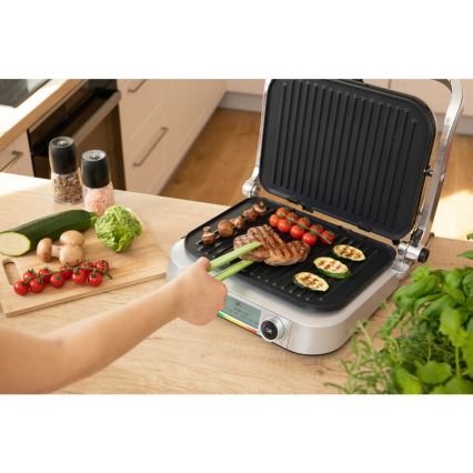 Sencor - Tostadeira 2100W/230V cromado mate