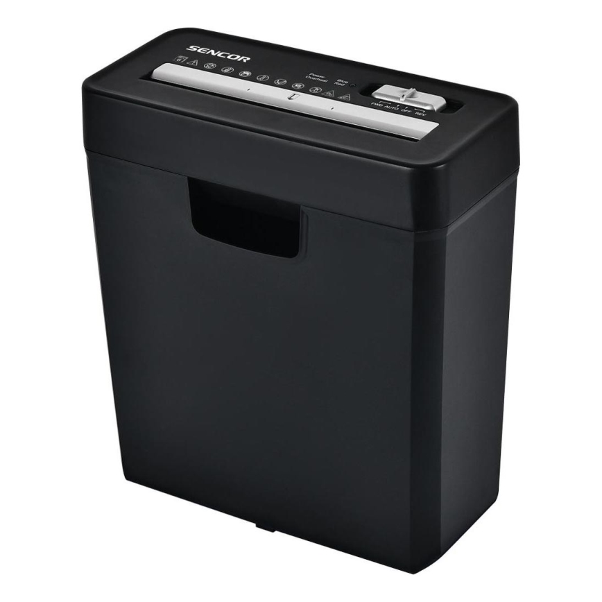 Sencor - Trituradora de papel A4 volume 10 l 190W/230V preto