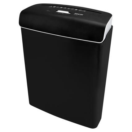 Sencor - Trituradora de papel A4 volume 7 l 230V preto