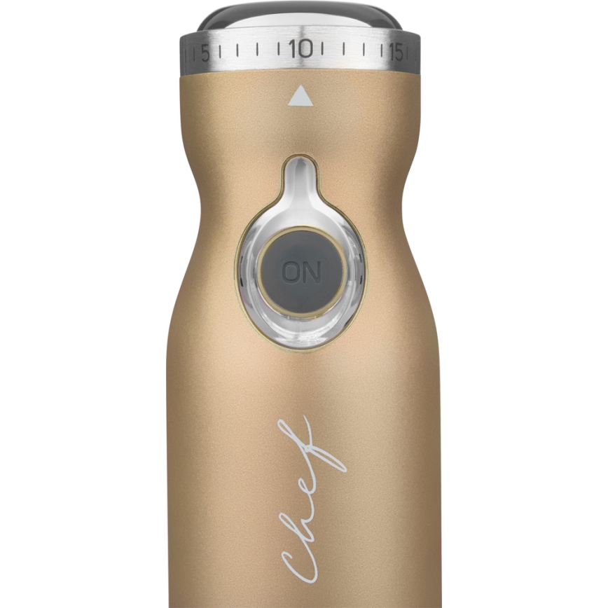Sencor - Varinha mágica 4em1 1200W/230V aço inoxidável/dourado