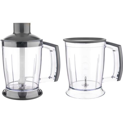 Sencor - Varinha mágica 4em1 1200W/230V aço inoxidável/dourado