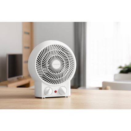 Sencor - Ventilador com elemento de aquecimento 1200/2000W/230V branco
