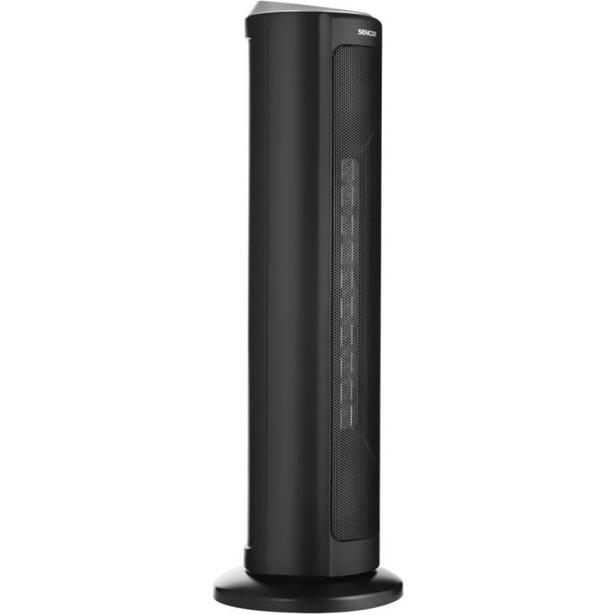 Sencor - Ventilador com aquecimento cerâmico 1300/2200W/230V preto + controlo remoto