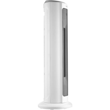 Sencor - Ventilador com elemento de aquecimento cerâmico 2200 W/230 V, Wi‑Fi, branco + controlo remoto
