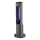 Sencor - Ventilador de torre sem pás com aquecedor cerâmico 1200/2000W/230V antracite + controlo remoto
