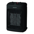 Sencor - Ventoinha com elemento de aquecimento cerâmico 900/1300/2000W/230V preto